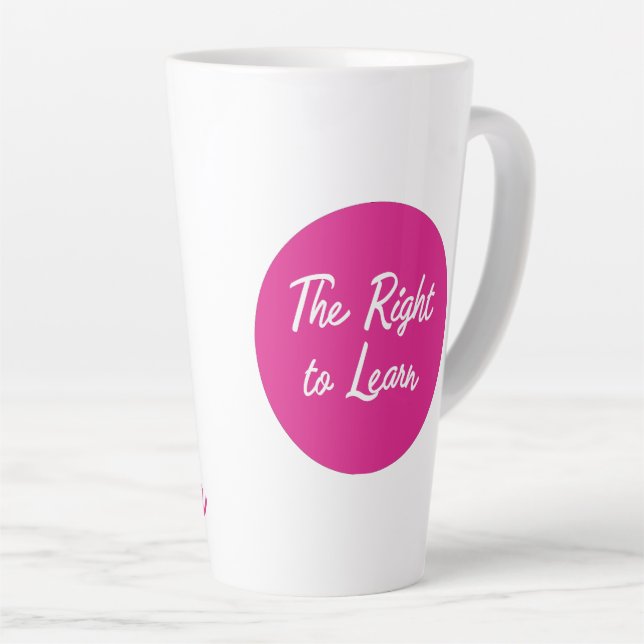 The Right to Learn Large Mug (Right Angle)