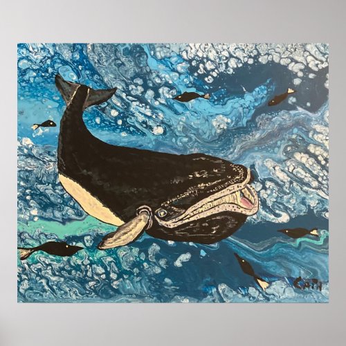 THE RIGHT WHALE POSTER