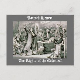 The Rights of the Colonies! Postcard