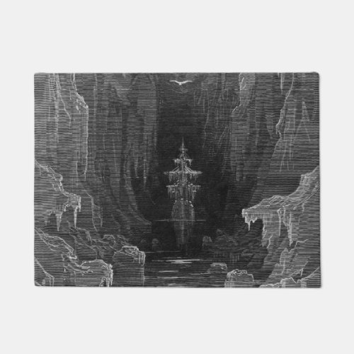 The Rime Of The Ancient Mariner Gustave Dore Doormat