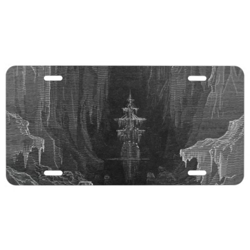 The Rime Of The Ancient Mariner Gustave Dore License Plate