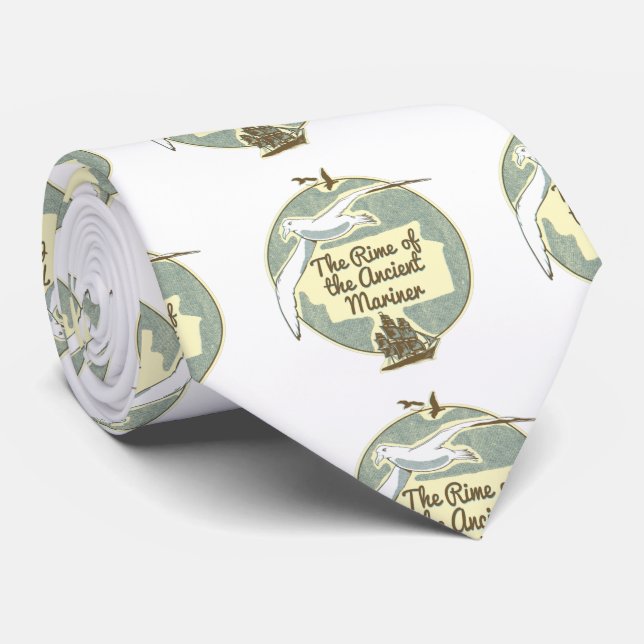 The Rime of the Ancient Mariner Neck Tie (Rolled)