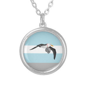 The Rime of the Ancient Mariner Remix Albatross Silver Plated Necklace