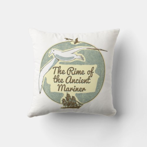 The Rime of the Ancient Mariner Throw Pillow
