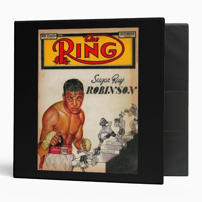 The Ring Magazine Cover 2 3 Ring Binder (Front/Inside)