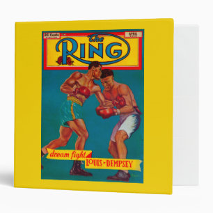 The Ring Magazine Cover 3 Ring Binder