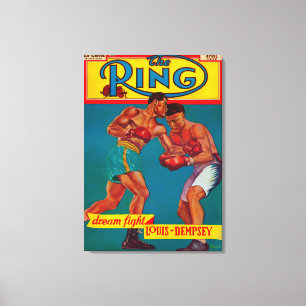 The Ring Magazine Cover Canvas Print