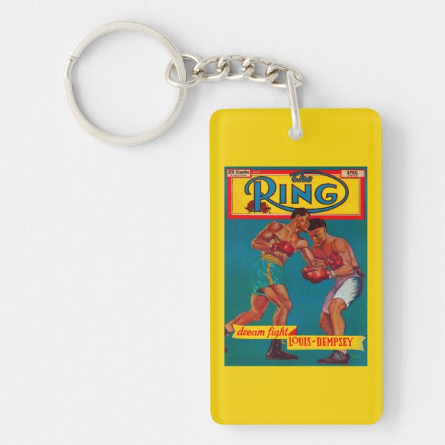 The Ring Magazine Cover Keychain (Front)