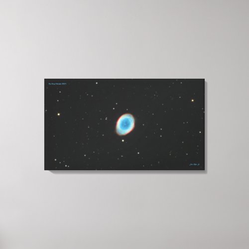 The Ring Nebula M57 _ Medium Canvas Print