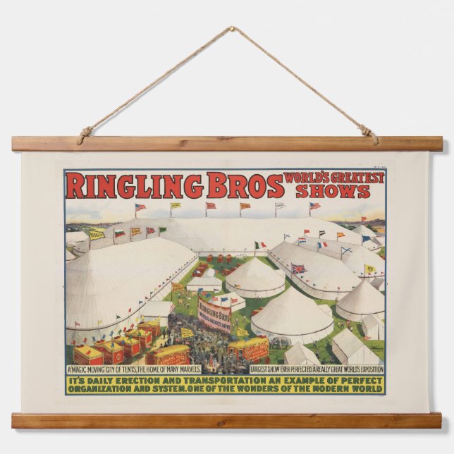 The Ringling Bros. Circus Hanging Tapestry (Front)
