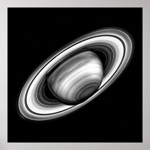 The Rings of Gas Giant Saturn _ planetary image Poster