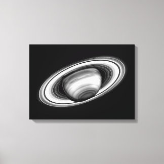 The Rings of Gas Giant Saturn - solar system image Canvas Print