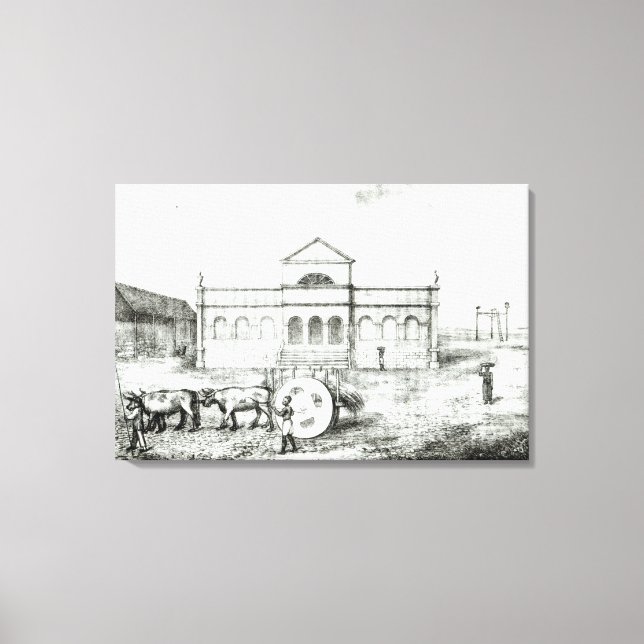 The Rio Exchange, a Public Trapiche Canvas Print (Front)