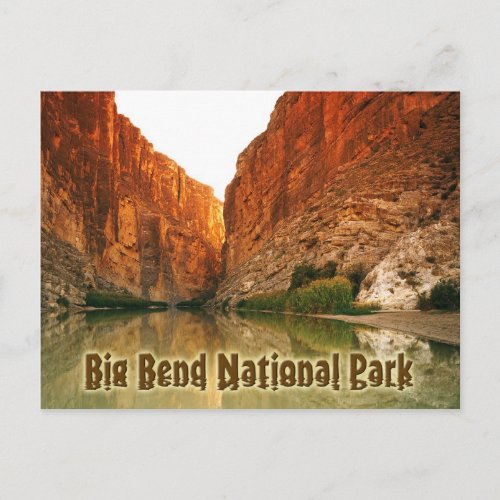 The Rio Grande Big Bend NP Texas Postcard