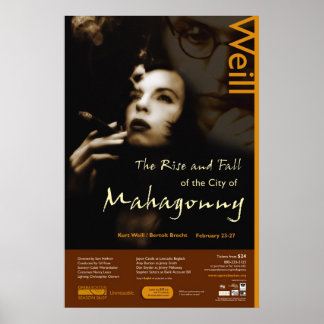 The Rise and Fall of the City of Mahagonny Poster
