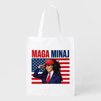 The Rise Of  Maga Minaj And Trump Grocery Bag