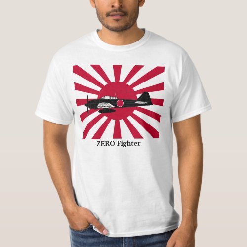 The Rising Sun Flag and the War of Zero T_Shirt