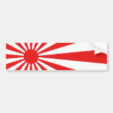 Japan Rising Sun Flag Bumper Sticker
