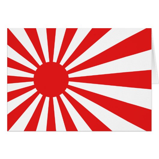 The Rising Sun Flag Cards (Front Horizontal)