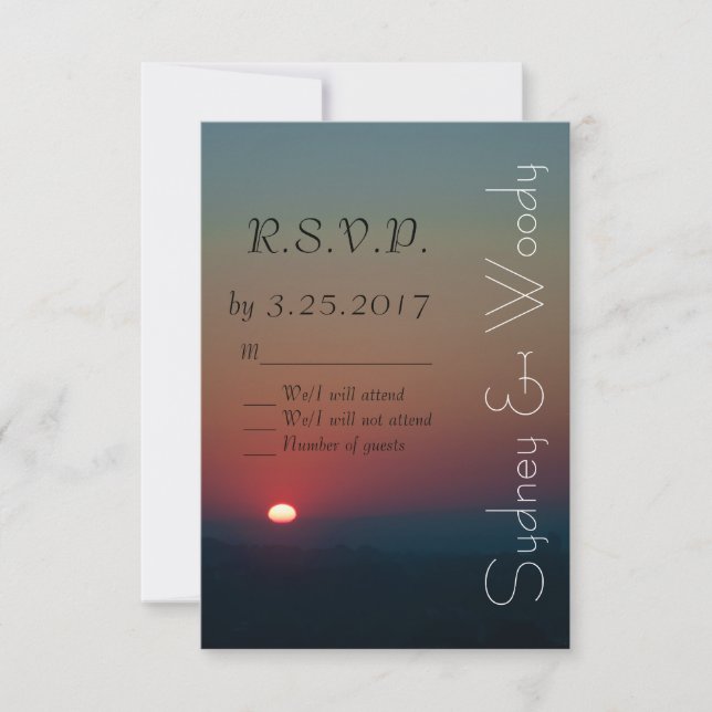 The Rising Sun RSVP (Front)