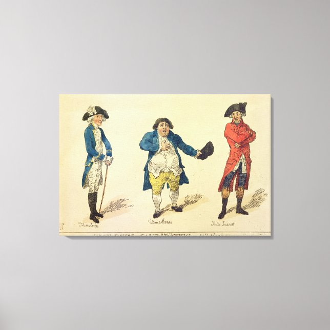 The Rival Candidates Canvas Print (Front)