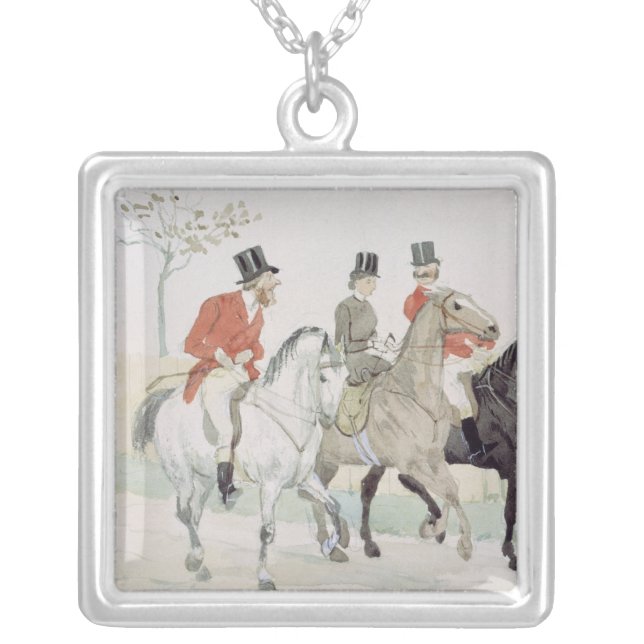 The Rivals Silver Plated Necklace (Front)