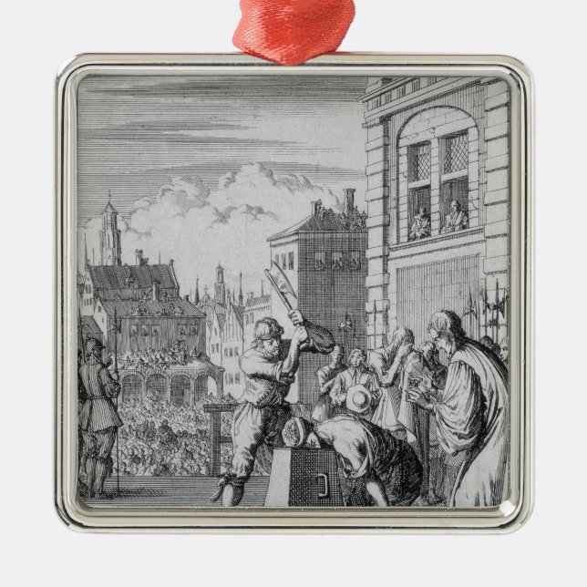 The Riven Shield Metal Ornament (Front)