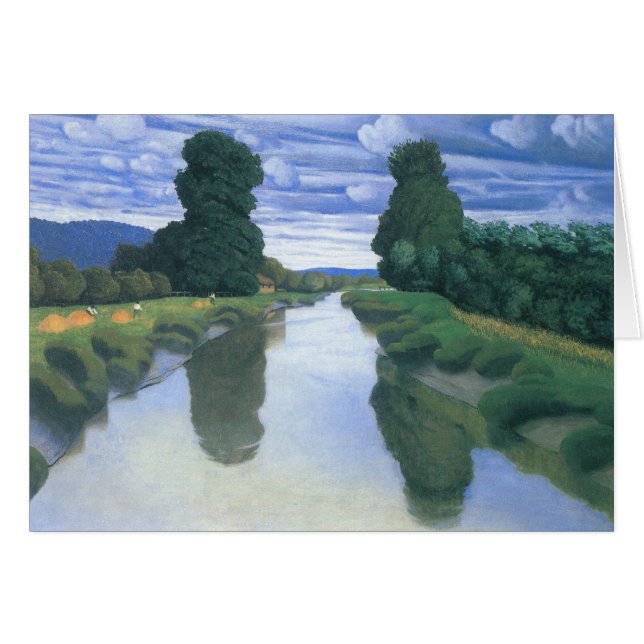 The River at Berville by Felix Vallotton, Fine Art (Front Horizontal)