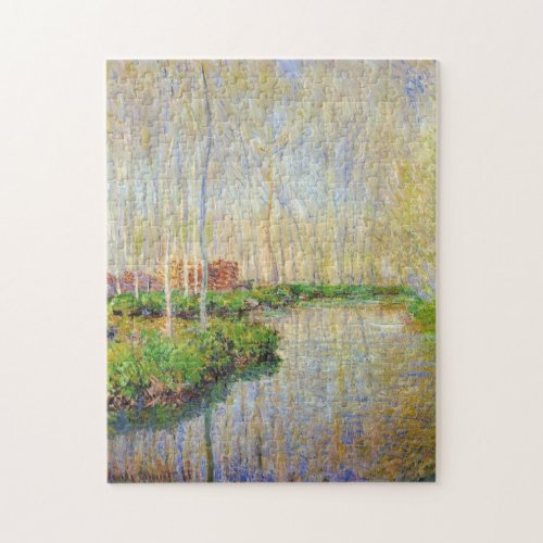 The River Epte Monet Fine Art Jigsaw Puzzle