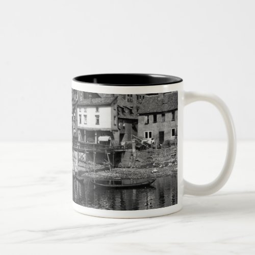 The River Nahe Bad Kreuznach c1910 Two_Tone Coffee Mug