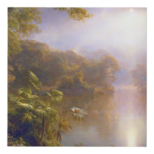 The River of Light by Frederic Edwin Church  Faux Canvas Print