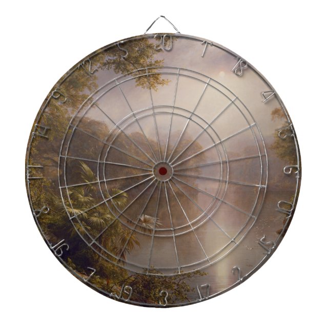 The River of Light (Morning in the Tropics) Dart Board (Front)
