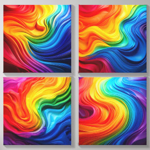 The river of love canvas photo tile