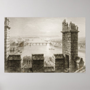 The River Shannon and Limerick Poster
