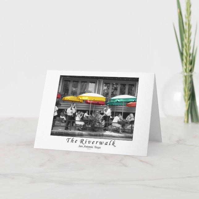 The Riverwalk in San Antonio, Texas Card (Front)