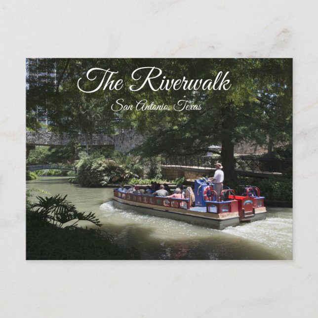 The Riverwalk San Antonio, Texas Postcard (Front)