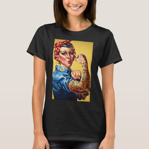 The Riveter Tattoo Sleeves Feminist Tattoo Shop Ow T_Shirt