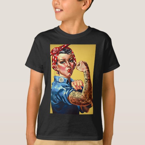 The Riveter Tattoo Sleeves Feminist Tattoo Shop Ow T_Shirt