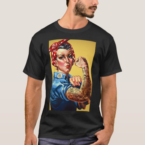 The Riveter Tattoo Sleeves Feminist Tattoo Shop Ow T_Shirt