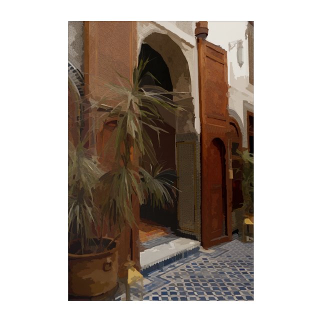 The Riyad Acrylic Print (Front)