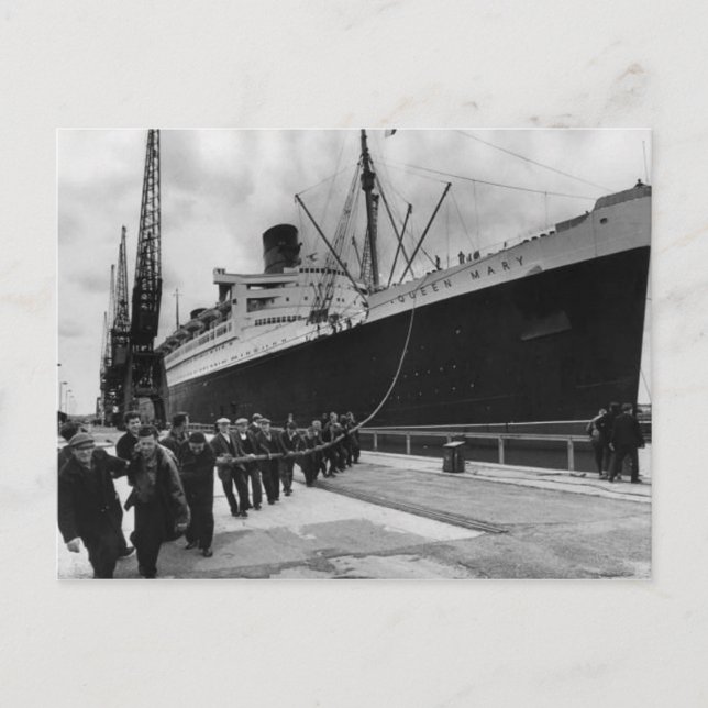 The RMS Queen Mary Postcard Collection (Front)