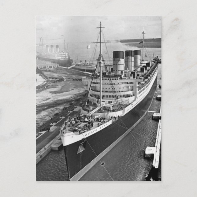 The RMS Queen Mary Postcard Collection (Front)