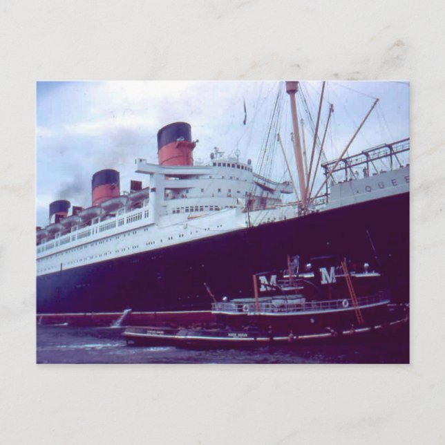 The RMS Queen Mary Postcard Collection (Front)
