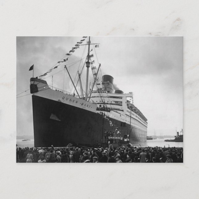 The RMS Queen Mary Postcard Collection (Front)