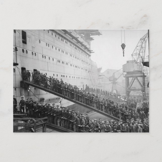 The RMS Queen Mary Postcard Collection (Front)