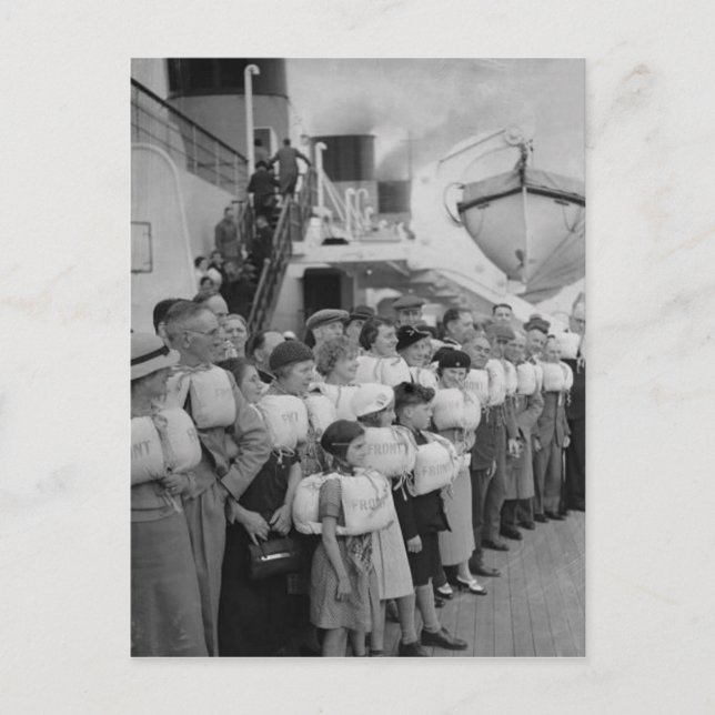 The RMS Queen Mary Postcard Collection (Front)