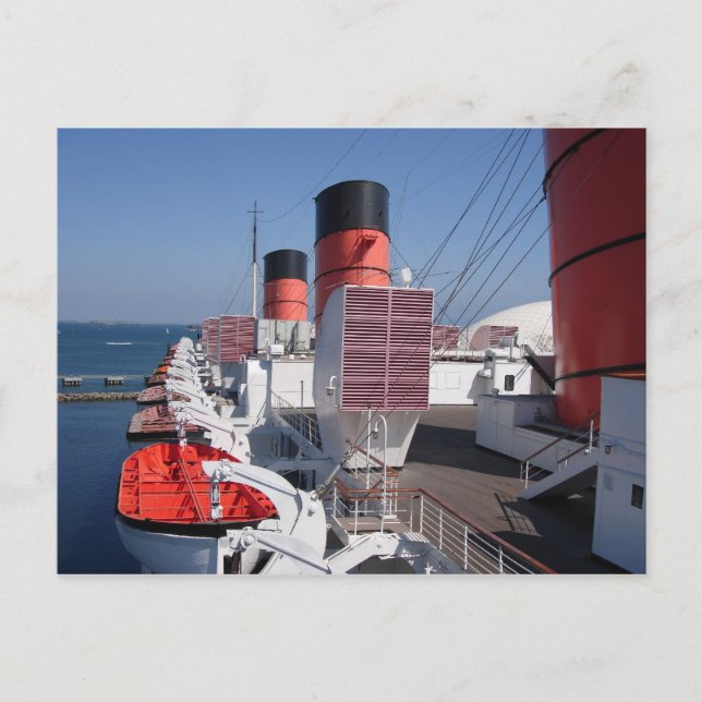 The RMS Queen Mary Postcard Collection (Front)