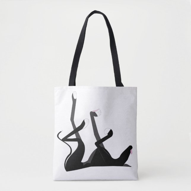 The Roaching Greyhound Tote Bag (Front)