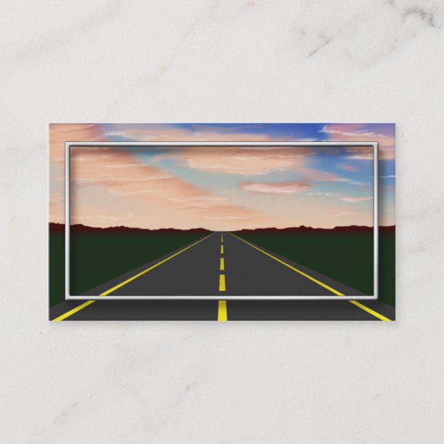 The Road Ahead Illustrated Business Cards (Front)