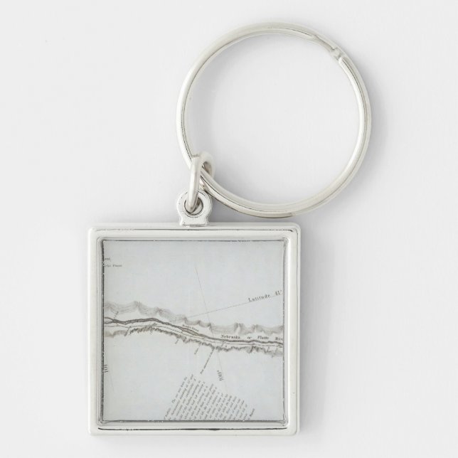 The Road From Missouri to Oregon Keychain (Front)